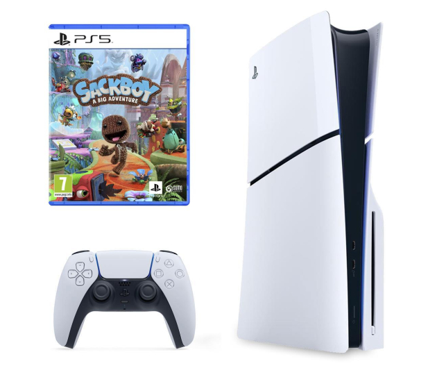 Sony PlayStation 5 Slim + Sackboy A Big Adventure! - 1331497 - zdjęcie